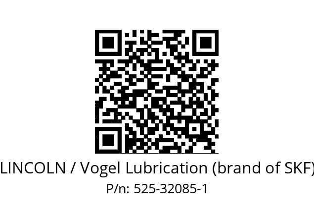   LINCOLN / Vogel Lubrication (brand of SKF) 525-32085-1