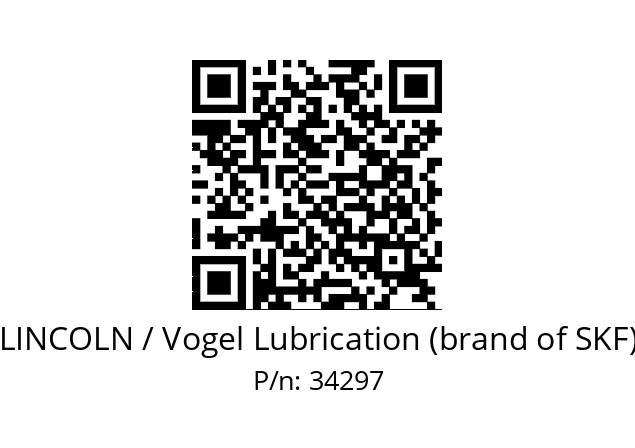   LINCOLN / Vogel Lubrication (brand of SKF) 34297