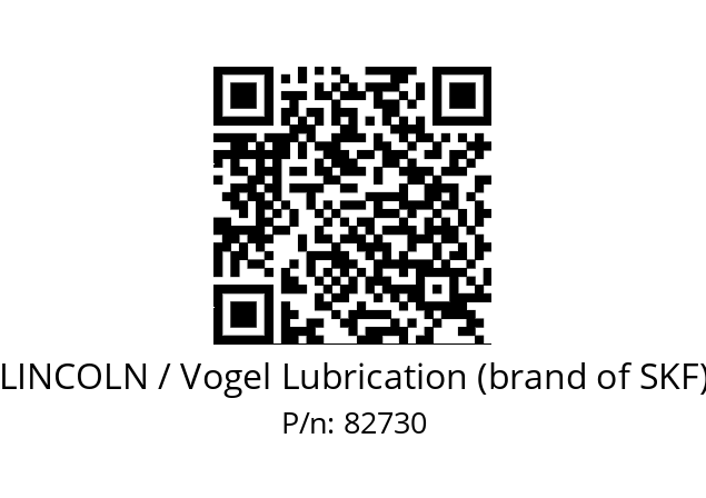   LINCOLN / Vogel Lubrication (brand of SKF) 82730