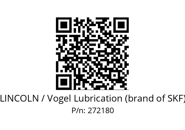   LINCOLN / Vogel Lubrication (brand of SKF) 272180