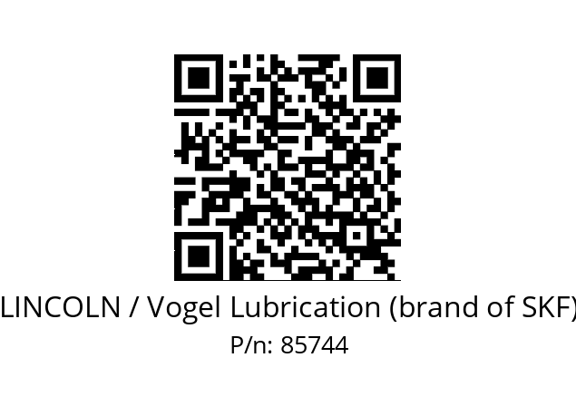   LINCOLN / Vogel Lubrication (brand of SKF) 85744