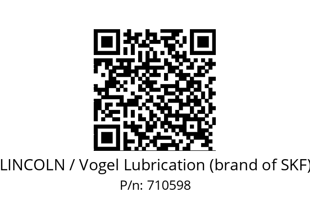   LINCOLN / Vogel Lubrication (brand of SKF) 710598