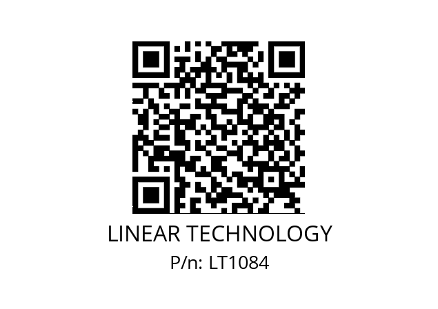   LINEAR TECHNOLOGY LT1084