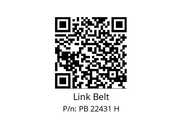   Link Belt PB 22431 H