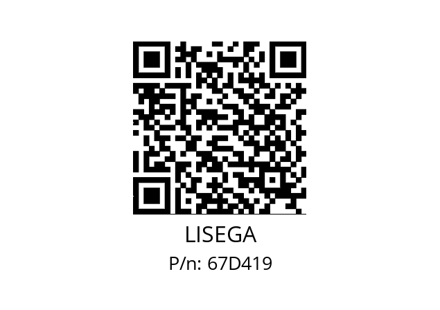   LISEGA 67D419