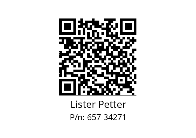   Lister Petter 657-34271