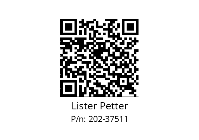   Lister Petter 202-37511