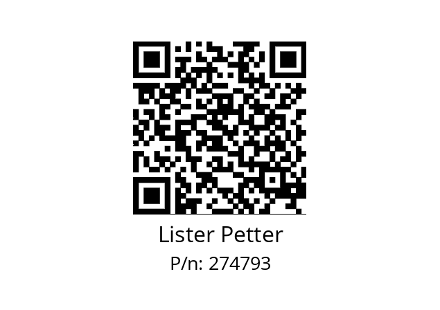   Lister Petter 274793