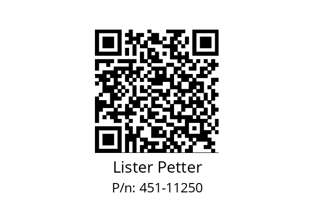   Lister Petter 451-11250