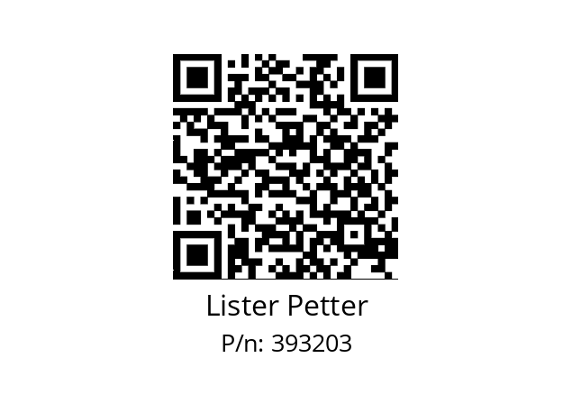   Lister Petter 393203