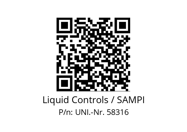   Liquid Controls / SAMPI UNI.-Nr. 58316