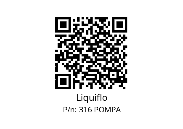   Liquiflo 316 POMPA