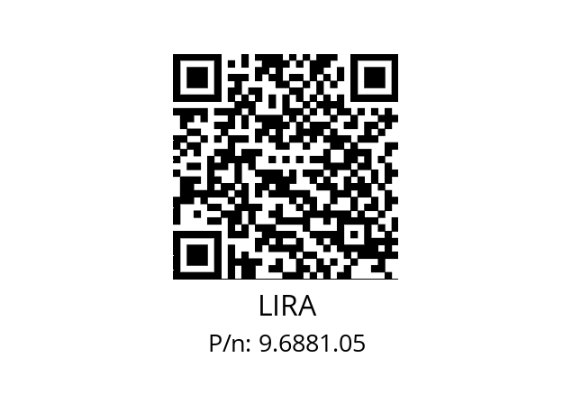   LIRA 9.6881.05