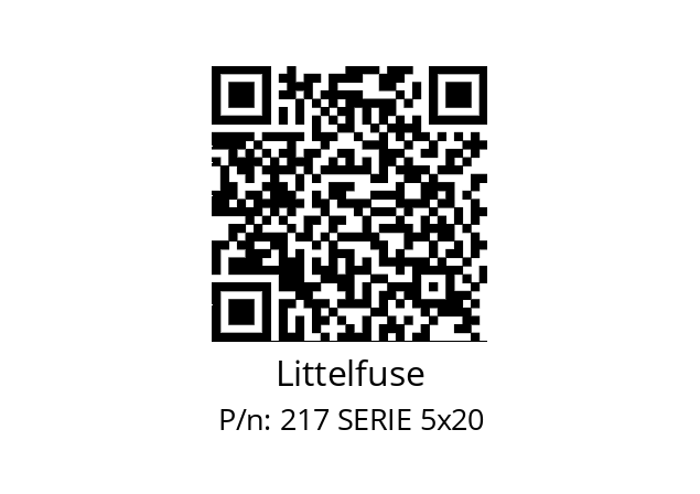   Littelfuse 217 SERIE 5x20