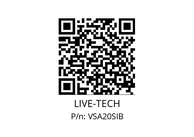   LIVE-TECH VSA20SIB