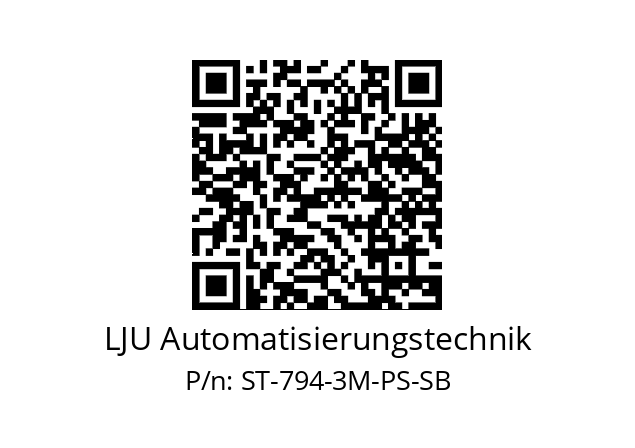   LJU Automatisierungstechnik ST-794-3M-PS-SB