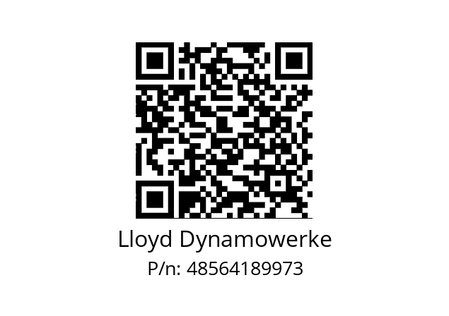   Lloyd Dynamowerke 48564189973