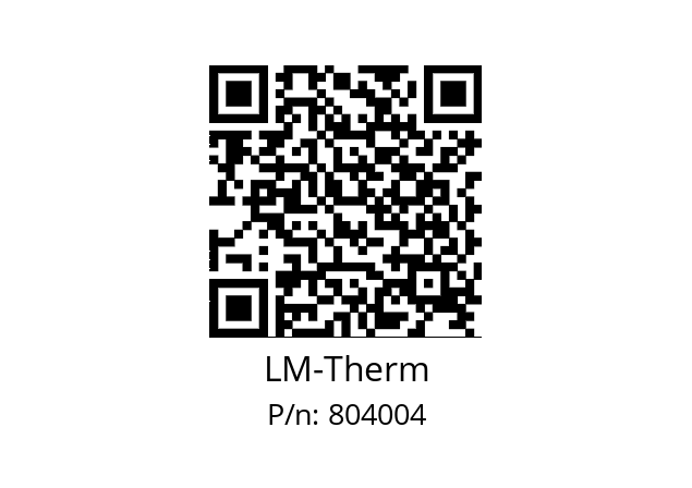  230500LAL001080000 LM-Therm 804004