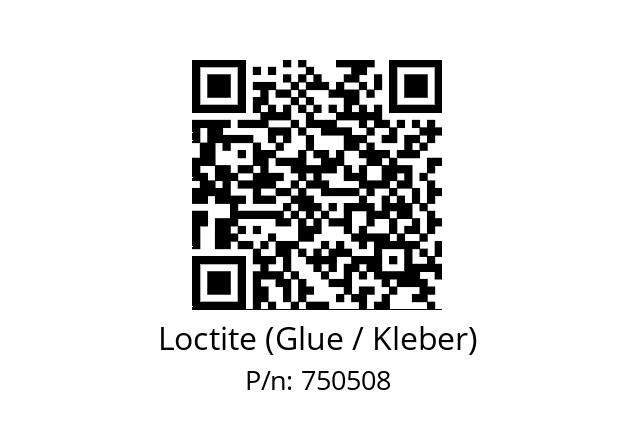   97631 Loctite (Glue / Kleber) 750508