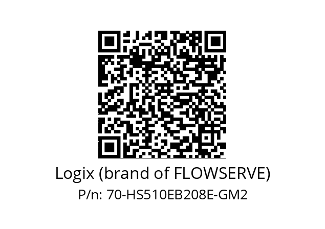  510SI-14-B2DSE-F000-GM2 Logix (brand of FLOWSERVE) 70-HS510EB208E-GM2