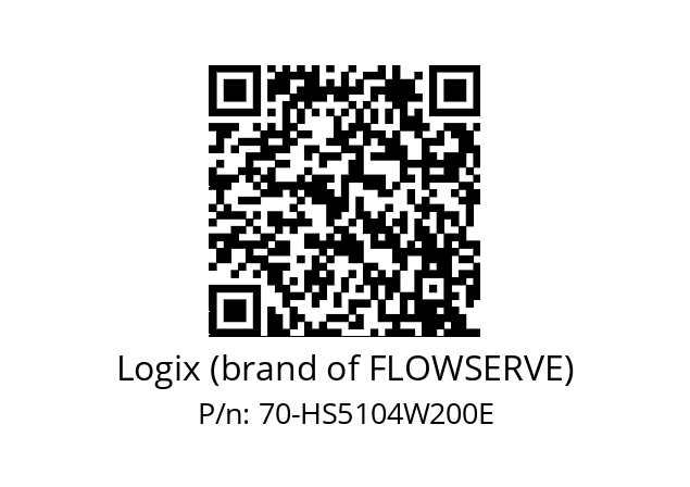  510SI-15-W2DSE-0000 Logix (brand of FLOWSERVE) 70-HS5104W200E