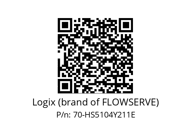   Logix (brand of FLOWSERVE) 70-HS5104Y211E