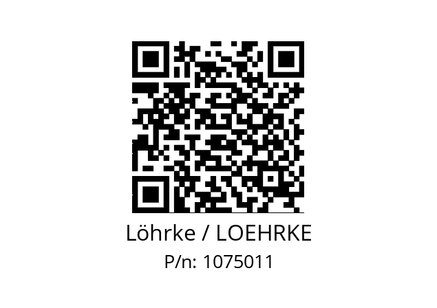   Löhrke / LOEHRKE 1075011