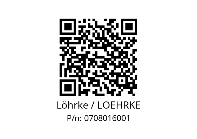   Löhrke / LOEHRKE 0708016001