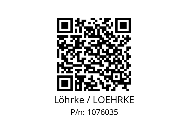   Löhrke / LOEHRKE 1076035