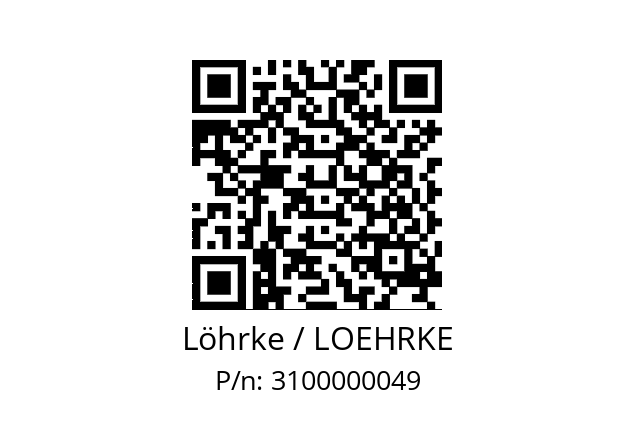   Löhrke / LOEHRKE 3100000049