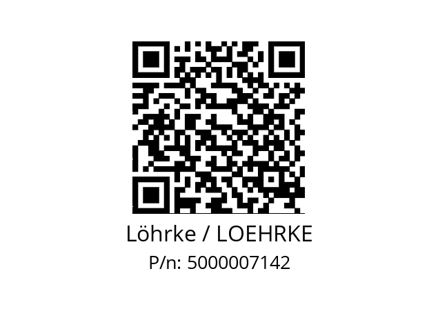   Löhrke / LOEHRKE 5000007142