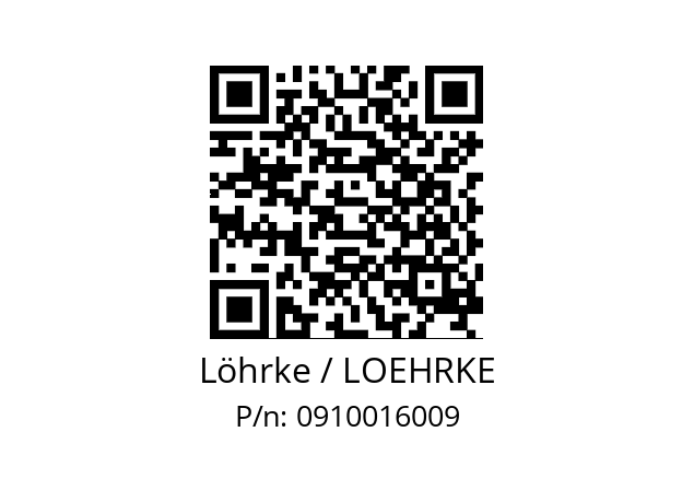   Löhrke / LOEHRKE 0910016009