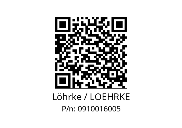   Löhrke / LOEHRKE 0910016005