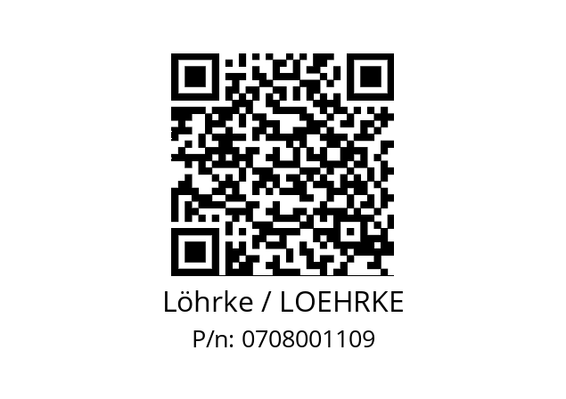   Löhrke / LOEHRKE 0708001109