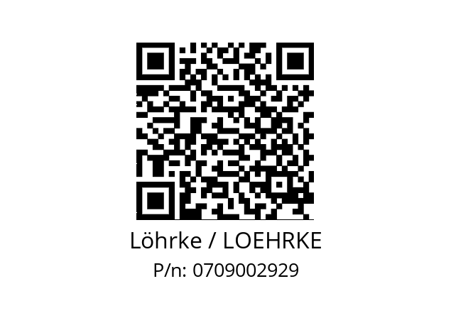   Löhrke / LOEHRKE 0709002929