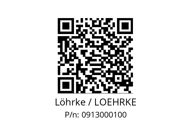   Löhrke / LOEHRKE 0913000100