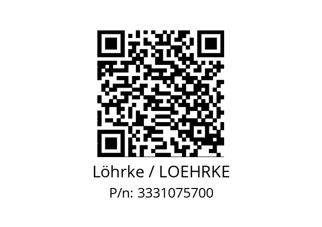   Löhrke / LOEHRKE 3331075700