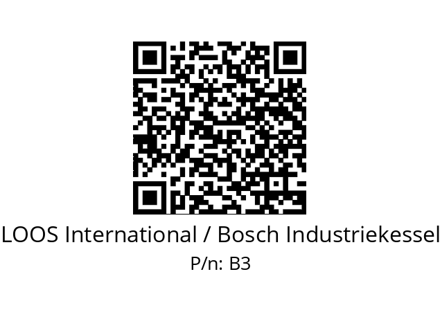   LOOS International / Bosch Industriekessel B3