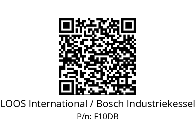   LOOS International / Bosch Industriekessel F10DB