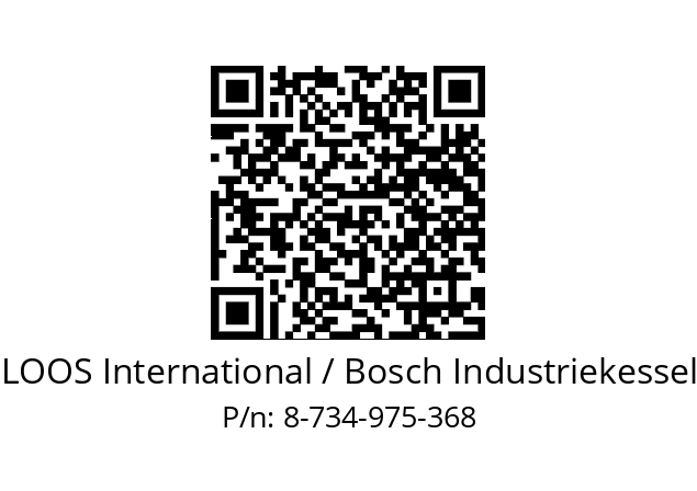   LOOS International / Bosch Industriekessel 8-734-975-368