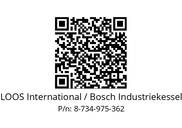   LOOS International / Bosch Industriekessel 8-734-975-362