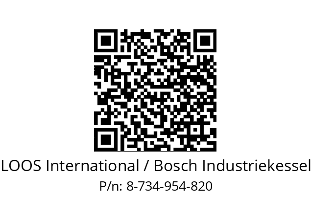   LOOS International / Bosch Industriekessel 8-734-954-820