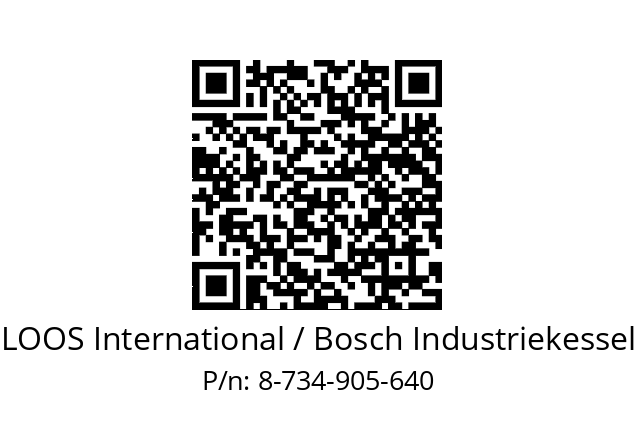   LOOS International / Bosch Industriekessel 8-734-905-640