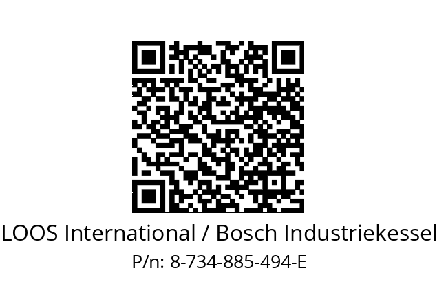   LOOS International / Bosch Industriekessel 8-734-885-494-E