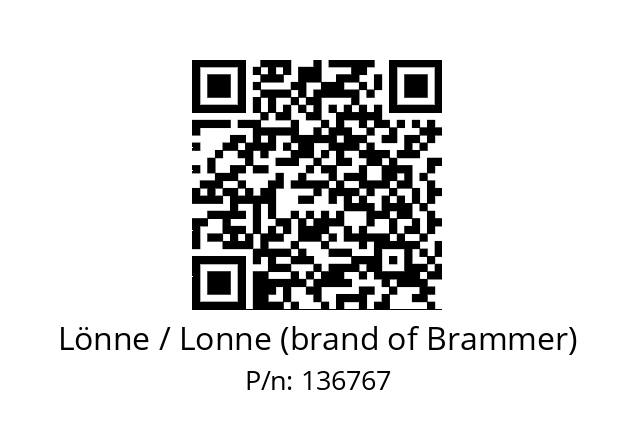   Lönne / Lonne (brand of Brammer) 136767