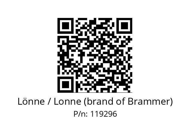   Lönne / Lonne (brand of Brammer) 119296