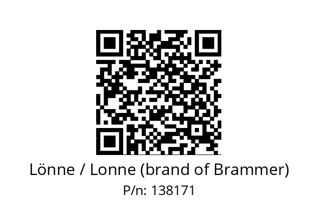   Lönne / Lonne (brand of Brammer) 138171