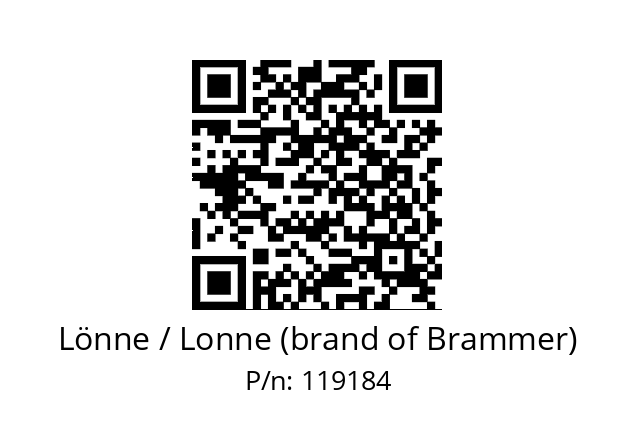   Lönne / Lonne (brand of Brammer) 119184