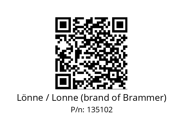   Lönne / Lonne (brand of Brammer) 135102