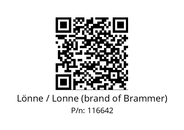   Lönne / Lonne (brand of Brammer) 116642